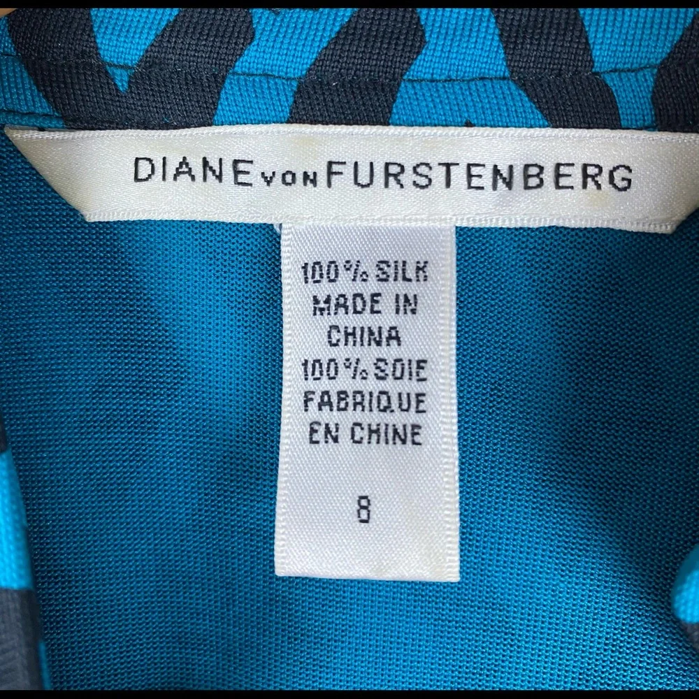 Diane Von Furstenberg Tessa Silk Wrap Dress - Picture 7 of 8